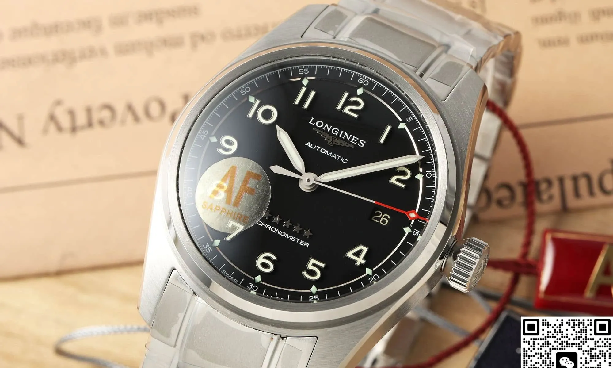 AF Factory Longines Spirit L3.811.4.53.6 1:1 Best Edition Replica Watch